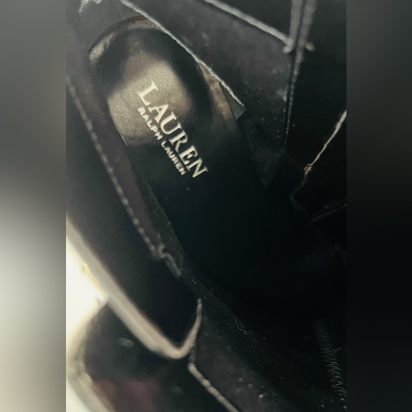 LAUREN RALPH LAUREN Ankle Boot “Carole” Buckle Straps “RLL” Designer Zipper - Picture 2 of 15